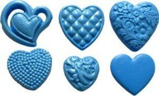 First Impressions Molds Silicone Mould - Hearts - 7 cavities