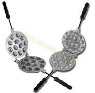 Two Metal Mold 16 And 12 Russian Oreshki + Recipe!