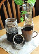 Cold Brew Coffee Maker by The Cold Brew Company for Iced Coffee and Tea&ndash; Stainless Steel Filter &ndash; Wide Mouth Mason... N2