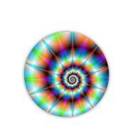 Generic Printing Tie Dye Abstract Cup Mat Mdf Material N9