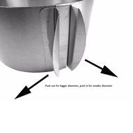 Tangne 6Inch-12Inch Stainless Steel Circular Cake Mould Adjustable Cake Tools N5