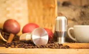 Modern Professional Coffee Espresso Tamper 100% Stainless Steel Base, Variety of Sizes. (49mm)