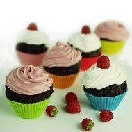 Casabella 3-Inch Standard Baking Cups, Set of 6, Assorted Colors N6