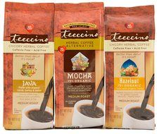 Teeccino Variety Pack (Hazelnut, Mocha, and Java) Chicory Herbal Coffee, Caffeine Free, Acid Free, 11oz (Pack... N19