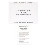 Theater Solutions 8 Inch In Wall Speakers Home Theater 4800 Watts 12 Pair Pack 12CS8W