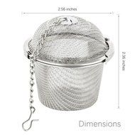 VICPHIC Stainless Steel Mesh Tea Bag Strainer filter Infuser for Loose Leaf Grain Tea Cups, Mugs, and Teapots N6