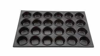 Winco AMF-24NS 24-Cup Non-Stick Muffin and Cake Pan, Aluminum
