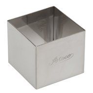 Ateco Stainless Steel Square Form, 2- by 1.75-inches