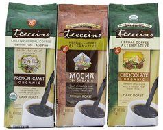 Teeccino Variety Pack (Hazelnut, Mocha, and Java) Chicory Herbal Coffee, Caffeine Free, Acid Free, 11oz (Pack... N36