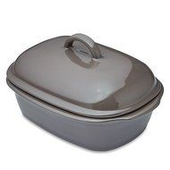 Pampered Chef Deep Covered Baker Sandstone Color