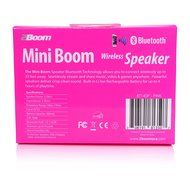 2BOOM Mini Boom Portable Mini Bluetooth iPod Wireless Speaker Pink N9