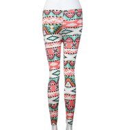 PHOTNO Fashion Women Lady Elasticity Skinny Tribal Printed Stretchy Pants Leggings N11