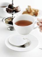 Brix TeaTidy Tea Bag Holder and Resting Caddy Set, BPA Free, 5.5-Inches, 2 Piece Set N3