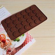 Witkey 24 Cavity a Small Flower Fragrance Ice Cube Tray Fondant Silicone Mold Sugar Mold Candy Molds Chocolate... N2