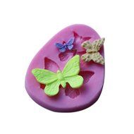 JLHua Butterfly Decorative Cake Mould Silicone 3D Candy Pastry Mould Chocolate Mold N2