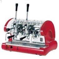La Pavoni BAR 2L-R Lever 2 Groups Commercial Espresso Coffee Machine, Red
