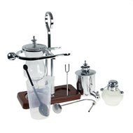 LNC Royal Belgian Balance Coffee Machine Syphon Maker with Refractory Borosilicate Glass Easy to Clean 11 x 4.3... N9