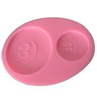 Sher Cake Decorating Mold Smile Buttons Silicone Mould For Fondant Candy Crafts Jewelry Chocolate PMC Resin Clay N2