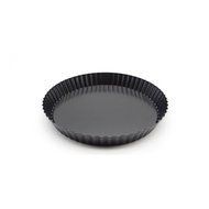 Unichart Heavy Carbon Steel Ripple Side Non-stick 9 Inch Pizza Pan Quiche Pie Pan With Removable Bottom N7