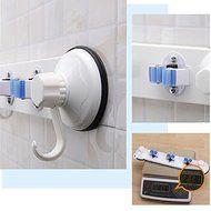 ASDOMO Wall Mounted Mop Broom Holder Mop Rack Storage Solutions for Broom Holders Hook Bathroom Rack Holder Hanger...