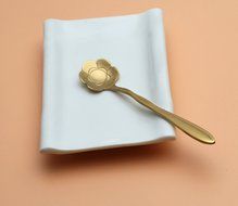 CHICHIC 8 Pcs Stainless Steel Tableware Creative Flower Coffee Spoon, Stirring Spoon, Sugar Spoon, Stir Bar Spoon... N2