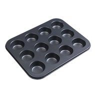 12 Stainless Iron Nonstick Baking Pan Tray Tin Cup Cakes Pudding Muffin Bun Mold by uGen! Kitchen Cooking Tool...