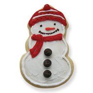 Snowman Cookie and Fondant Cutter - Ann Clark - 5 Inches - US Tin Plated Steel