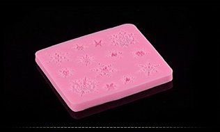 Snowflakes 3D Silicone Press Mold Cake Decoration Fondant Mold Food Grade Silicone Mould Silicona Molde de Pastel...