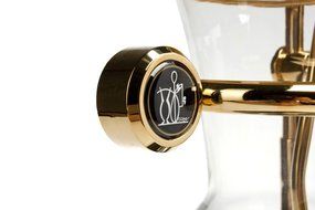 Diguo High Quality Belgian Belgium Luxury Royal Family Balance Syphon Coffee Maker Gold Color F-2013B