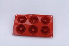 2win2buy Silicone Mold Fondant Cake Chocolate Decorating Candy Clay Pudding Bakeware&amp;6-Cavity Silicone Fancy Bundt...