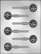 CK Products Soccer Ball Sucker Choc Mold