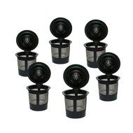 Premier Reusable Coffee Filter Pods Compatible w/ Keurig Kcup Coffee Brewer Series, Set of 6 N3