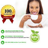 Brewneo - 2 Reusable K Cup Coffee Filters for Keurig 2.0 - K200, K300, K400, K500 Series and 1.0 Brewers - 24k... N9