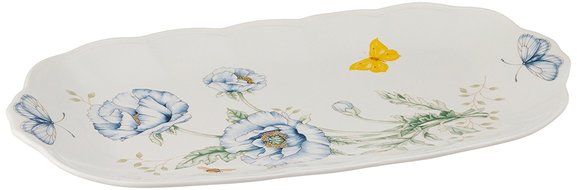Lenox Butterfly Meadow Scalloped Oval Baker N7