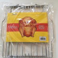 Roasting Rack, Adjusts to 8 Positions, Triple Chrome Plated, 11x11in