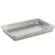 Nordic Ware Natural Aluminum Commercial Square Cake Pan with Lid, Exterior 9.88 x 9.88 Inches