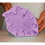 Food grade Silicone Mold - Chicago School of Mold Making - BOT108 - Silver Oak Leaf 8 Inch Silicone Leaf Mold
