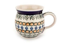 Polish Pottery Herb Garden Bubble Mug
