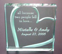 Personalized Plaque: All Because Two People Fell in Love N2