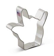 Ann Clark Hand Love sign Cookie Cutter - 3.75 Inches - Tin Plated Steel