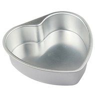 Sonline Heart Aluminum Cake Pan Fondant Decorating Muffin Cupcake Mold Tins Baking Tool 6"