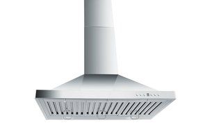 Z Line KB-30-LED Stainless Steel Wall Mount Range Hood, 30-Inch