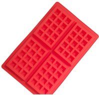 Square Waffle Mold Oven For Food-grade Silicone Mold DIY Muffin/Checkered Nestle Mold . (round) N6