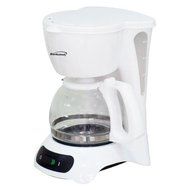 650 Watts Coffee Maker, 4 Cup Capacity, Tempered Heat-Resistant Glass Carafe, White N2