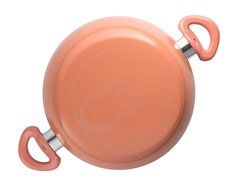 Essenso Ecotouch Lazio Enamel-Coated Low Dutch Oven with Nonstick Ceramic Interior, PTFE / PFOA Free, 3 Quart,... N5