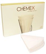 Chemex Bonded 13 Inch Unfolded Half Circle Coffee Filters, 100 Count N2