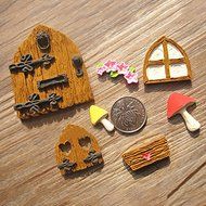Generic Silicone Sugarcraft Fondant Fairy House Door Mould Mold Cake Decorating N8