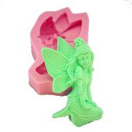 Longzang Angel Art Deco Silicone Mold Sugar Craft DIY Gumpaste Cake Decorating Clay N3