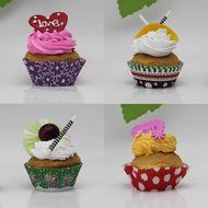 SophieBella 8 kinds Flower Muffin Liner Cupcake-Liner, 400 Count N22