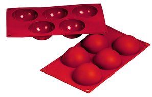 Fat Daddio's Silicone Bakeware Hemisphere, 4 Ounces